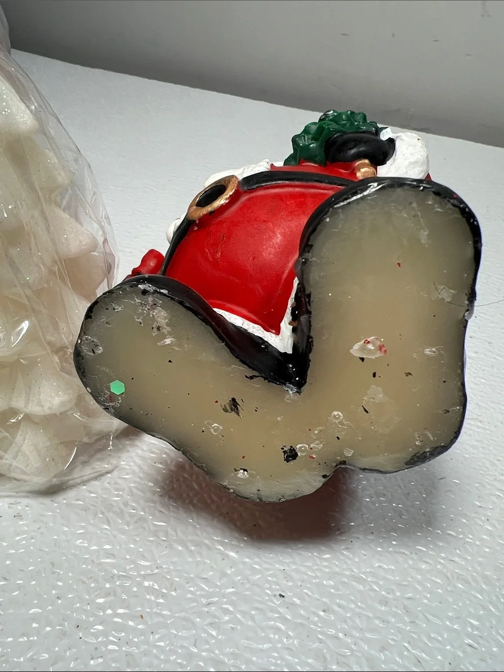 Vintage Santa Figurine Candles and Tree Candle - New